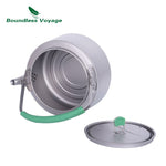 Boundless Voyage Camping Kettle Titanium Tea Pot 800ml / 1200ml