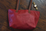 Perfect Tote Red Leather Bag