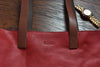 Perfect Tote Red Leather Bag