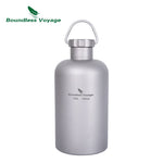 Boundless Voyage 400ml Titanium Water Bottle Outdoor Camping Cycling