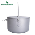 Boundless Voyage Camping Titanium Pot 1.3l / 1.95l / 2.9l Cookware