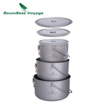 Boundless Voyage Camping Titanium Pot 1.3l / 1.95l / 2.9l Cookware
