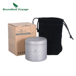 Boundless Voyage Titanium Tea Caddy Seasoning Jar Mini Size Canister