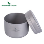 Boundless Voyage Titanium Tea Caddy Seasoning Jar Mini Size Canister