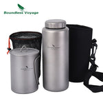 Boundless Voyage Titanium Water Bottle 1050ml Cycling Camping Sport