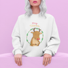 Womens Reindeer Crewneck Sweatshirt