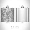 Cincinnati - Ohio Map Hip Flask