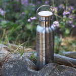 Colorado Springs - Colorado Map Bottle with Bamboo Top
