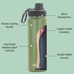 22oz Stainless Steel Sport Water Bottle - Forest
