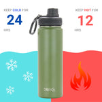 22oz Stainless Steel Sport Water Bottle - Forest