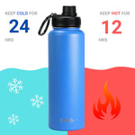 40oz Stainless Steel Sport Water Bottle - Royal Blue