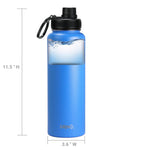 40oz Stainless Steel Sport Water Bottle - Royal Blue