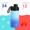 14oz Stainless Steel Sport Water Bottle - Morning Sky Blue