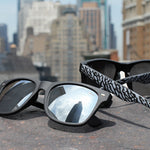 Jase Encore Sunglasses in Triple Black Mirror
