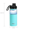 18oz Stainless Steel Sport Water Bottle - Teal