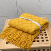 Nordic Knitted Throw Thread Blankets