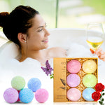 6Pcs Essential Oil Scented Bubble Bath Salts