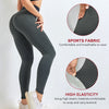 TIK Tok Leggings Women Butt Lifting High Waist Yoga Pants Dark Grey L