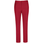 Female Professional Formal Solid Color Suit Two Button Notched Lapel Suit (Blazer and Pants)