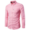 Casual Long Sleeve Slim Fit Business Button Shirt