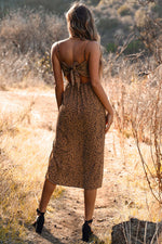 Cross Straps Off Shoulder Solid Dress