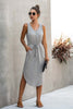 V Neck Sleeveless Tank Dress