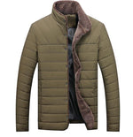 Leather Cotton Coat Outwear Jacket