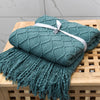 Nordic Knitted Throw Thread Blankets