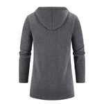 Men's Hooded Sweater Cardigan Fleece Jacket Outwear