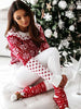 Women's pullover Christmas knitted long sleeve sweater