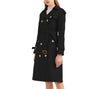 Double-Breasted Lapel Trench Coat