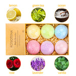 6Pcs Essential Oil Scented Bubble Bath Salts