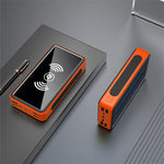 80000mAh Solar Wireless Power Bank Phone Charger
