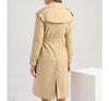 Double-Breasted Lapel Trench Coat