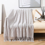 Nordic Knitted Throw Thread Blankets