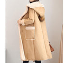 Fleece Hooded Coat Outwear