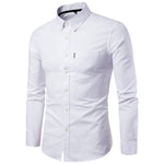 Casual Long Sleeve Slim Fit Business Button Shirt