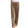 Women Casual Yoga Pants Loose Linen Trousers