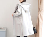 Fleece Hooded Coat Outwear