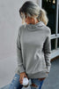 Turtle Neck Solid Loose Sweater