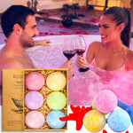 6Pcs Essential Oil Scented Bubble Bath Salts