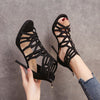 Women Summer Shoes High Heels Wedding Shoes Women Peep Toe Hollow Out Gladiator Dandals Women Party Shoes Female Sandals 2022