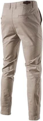 Mens Solid Color Casual Pants