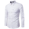 Casual Long Sleeve Slim Fit Business Button Shirt