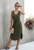 V Neck Sleeveless Tank Dress