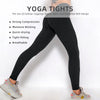 Women TIK Tok Leggings Bubble Textured Leggings Butt Lifting Yoga Pants Black