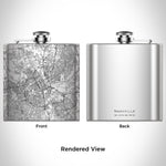Nashville - Tennessee Map Hip Flask