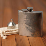 Oakland - California Map Hip Flask