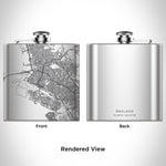 Oakland - California Map Hip Flask