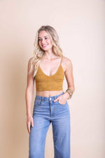 Seamless Padded Textured Brami